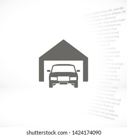 car vector icon 10 eps , Lorem ipsum Flat design