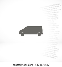 car vector icon 10 eps , Lorem ipsum Flat design