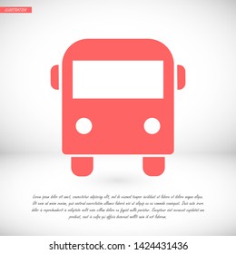 car vector icon 10 eps , Lorem ipsum Flat design