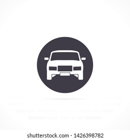 car vector icon 10 eps , Lorem ipsum Flat design