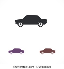 car vector icon 10 eps , Lorem ipsum Flat design