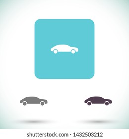 car vector icon 10 eps , Lorem ipsum Flat design