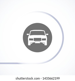 car vector icon 10 eps , Lorem ipsum Flat design