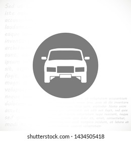 car vector icon 10 eps , Lorem ipsum Flat design