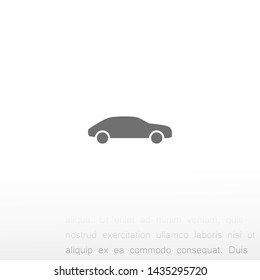 car vector icon 10 eps , Lorem ipsum Flat design