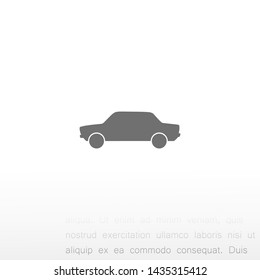 car vector icon 10 eps , Lorem ipsum Flat design