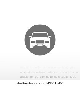 car vector icon 10 eps , Lorem ipsum Flat design