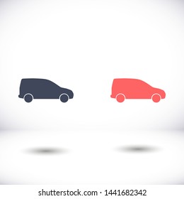 car vector icon 10 eps , Lorem ipsum Flat design