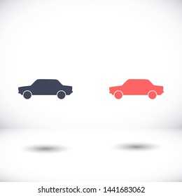 car vector icon 10 eps , Lorem ipsum Flat design