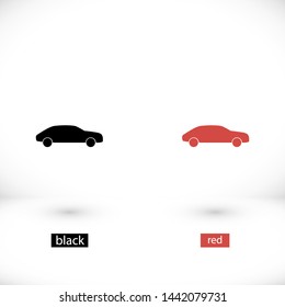car vector icon 10 eps , Lorem ipsum Flat design
