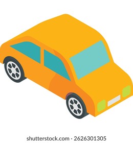 Auto Vektor Symbol Auto Fahrzeug Symbol einzeln