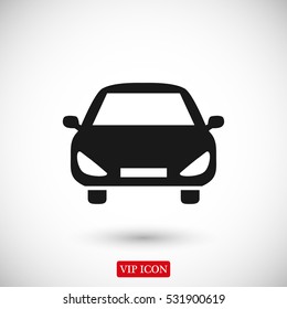 car vector icon, vector best flat icon, EPS