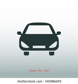 car vector icon, vector best flat icon, EPS

