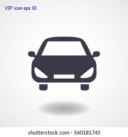 car vector icon, vector best flat icon, EPS