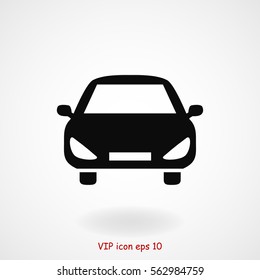 car vector icon, vector best flat icon, EPS