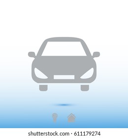car vector icon, vector best flat icon, EPS