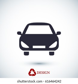 car vector icon, vector best flat icon, EPS