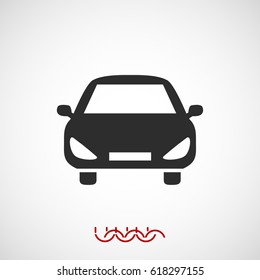 car vector icon, vector best flat icon, EPS

