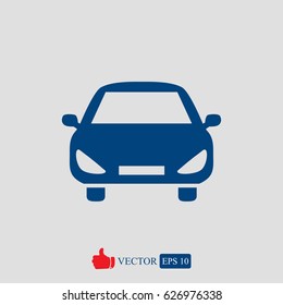 car vector icon, vector best flat icon, EPS