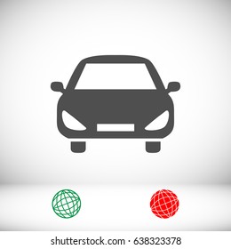car vector icon, vector best flat icon, EPS

