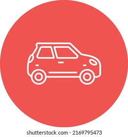 Auto-Vektorsymbol. Kann für Druck-, Mobil- und Web-Anwendungen verwendet werden.
