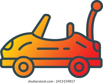 Icono del vector del coche. Se puede usar para imprimir, móviles y aplicaciones web.