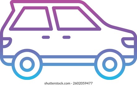 Car vector icon. Can be used for printing, mobile and web applications.