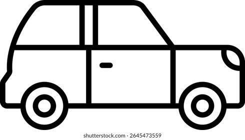 Car vector icon. Can be used for printing, mobile and web applications.