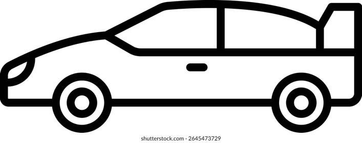 Car vector icon. Can be used for printing, mobile and web applications.