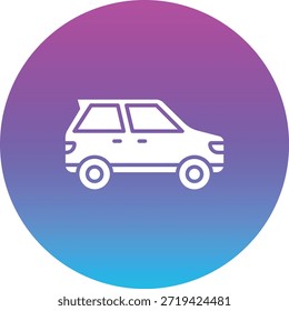 Auto-Vektorsymbol. Kann für Druck-, Mobil- und Web-Anwendungen verwendet werden.