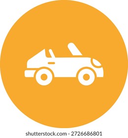 Ilustración de diseño de icono de Vector de coche