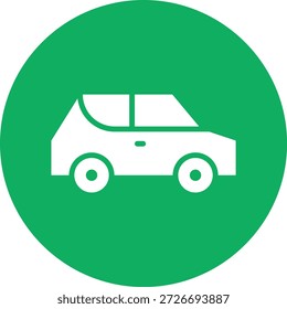 Ilustración de diseño de icono de Vector de coche