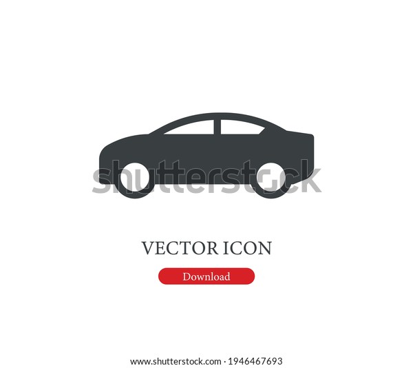 Car vector icon. Editable stroke. Symbol in Line
Art Style for Design, Presentation, Website or Apps Elements. Pixel
vector graphics - Vector