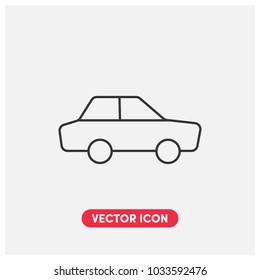 Car Vector Icon Illustration