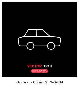 Car Vector Icon Illustration