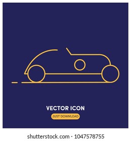 Car Vector Icon Illustration