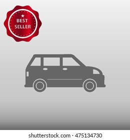 Car Vector Icon Illustration