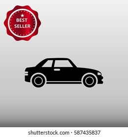 Car Vector Icon Illustration