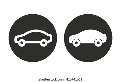 Car    vector icon. Illustration isolated for graphic and web design.