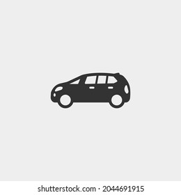 Car vector icon illustration sign