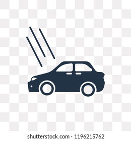 Car vector icon isolated on transparent background, Car transparency concept can be used web and mobile