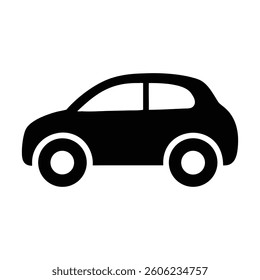 Car vector Icon Isolated on White Background in Flat Design

