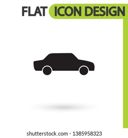 Car  vector icon , lorem ipsum Flat design