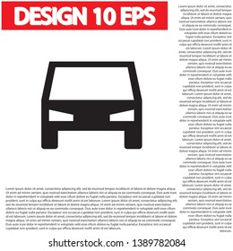 car Vector icon . Lorem Ipsum Illustration design