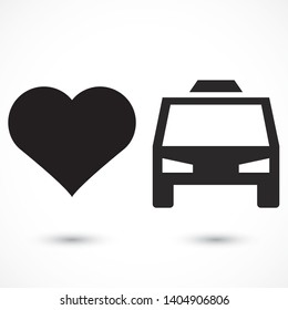 car Vector icon . Lorem Ipsum Illustration design