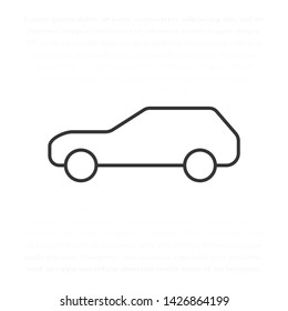 Car Vector icon . Lorem Ipsum Illustration design