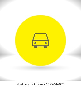 Car Vector icon . Lorem Ipsum Illustration design