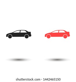 car vector icon , Lorem ipsum flat design