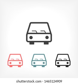 Car Vector icon . Lorem Ipsum Illustration design
