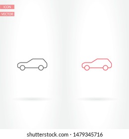 Car Vector icon . Lorem Ipsum Illustration design